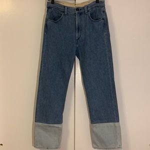 Rag & Bone Two tone blue jeans
